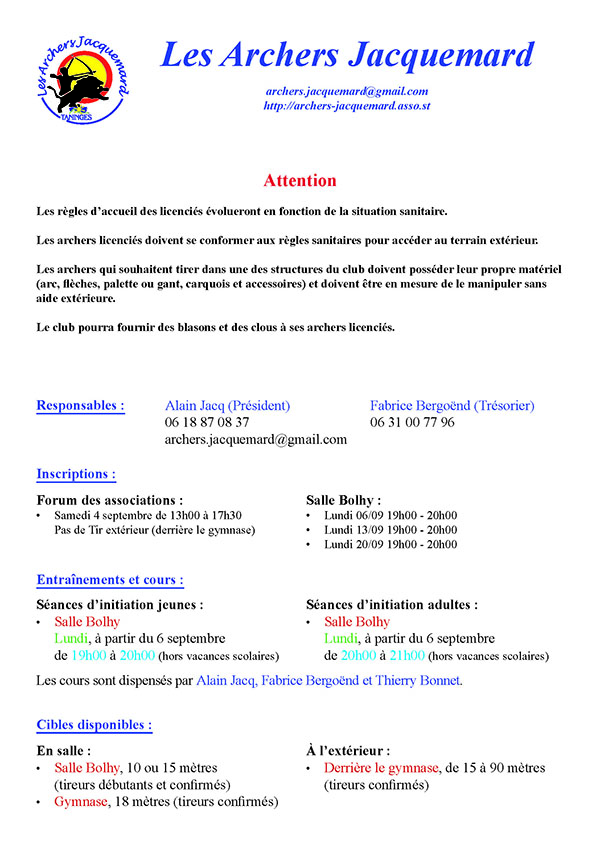 Informations générales