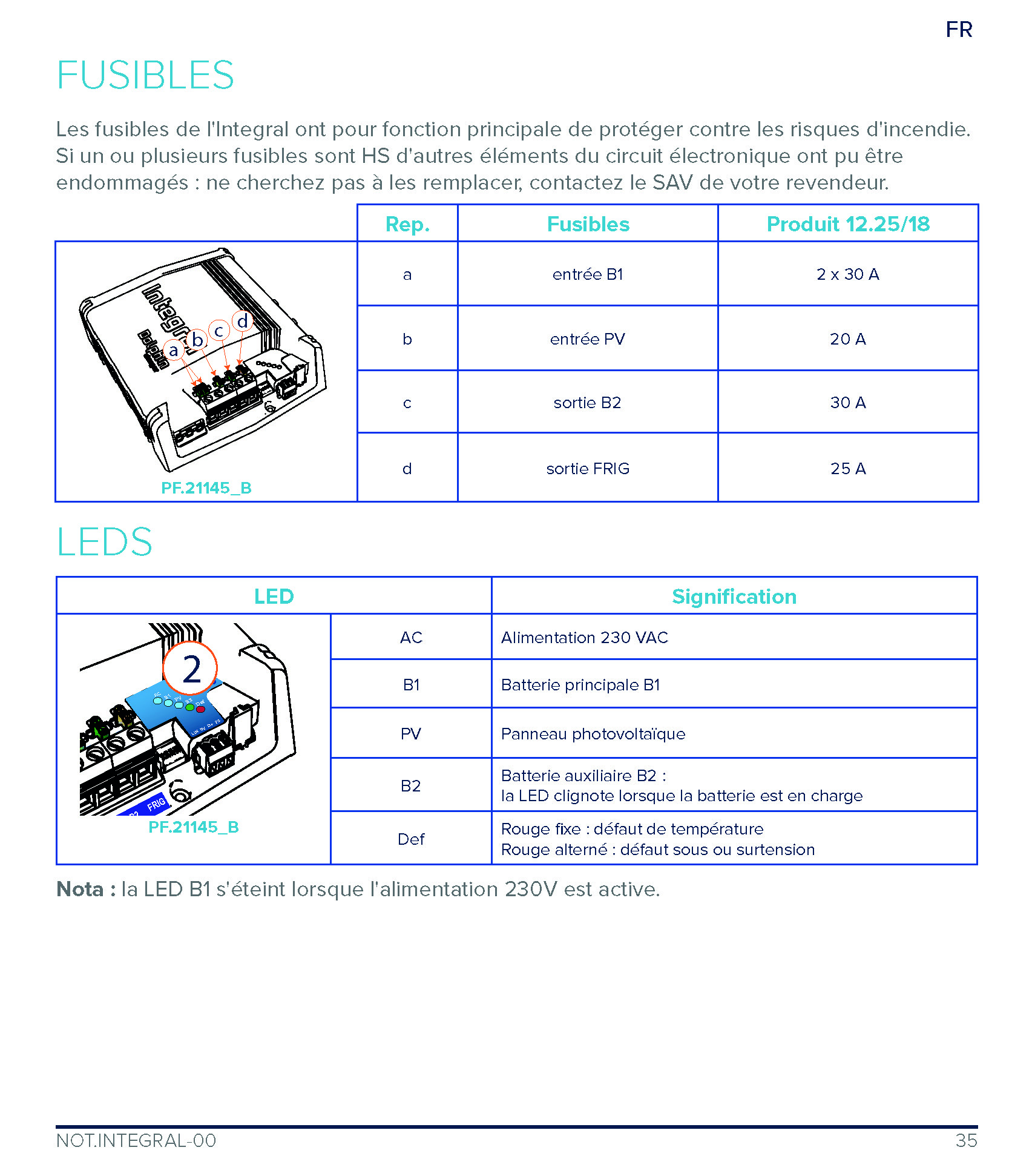 Chargeur de batteries - p 5