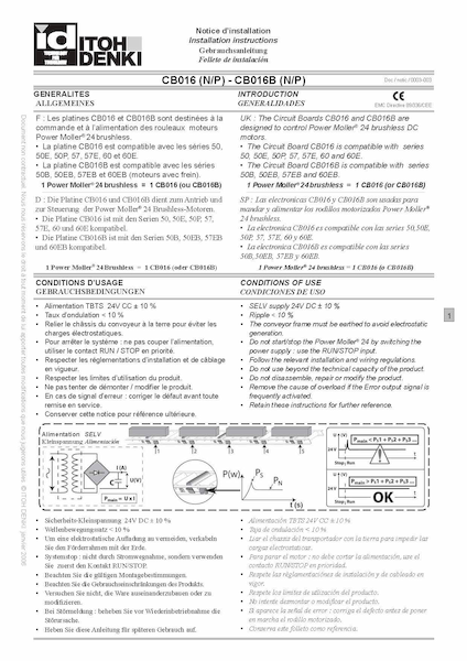 Automatisme pour convoyeur
