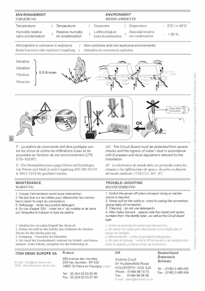 Automatisme pour convoyeur
