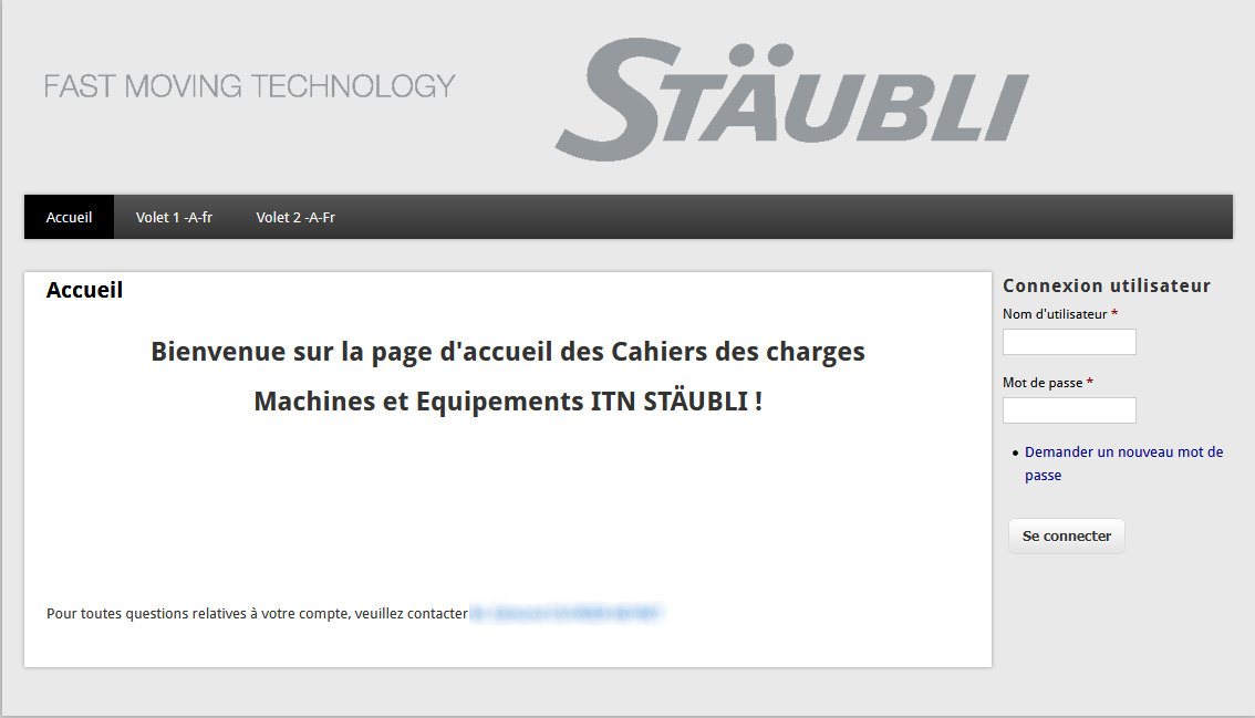 Cahier des charges en ligne